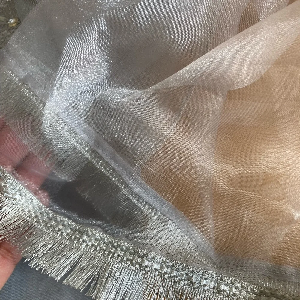 Elegant Embroidered Dress with Gold Accents desi style - Picture 4 of 4